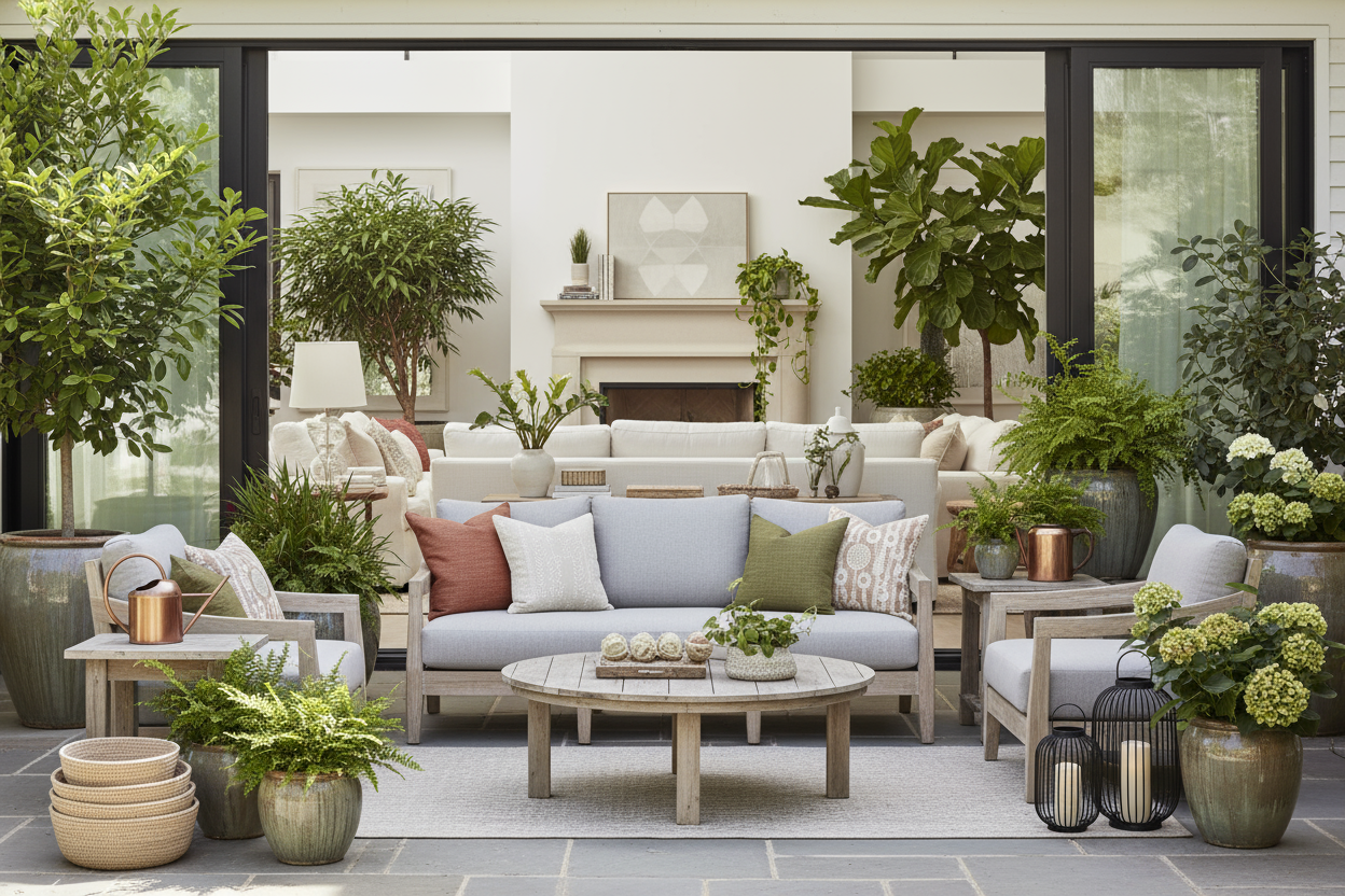 maak voor mij een afbeelding voor mijn webshop met de nadruk op tuin, huis en wonen artikelen